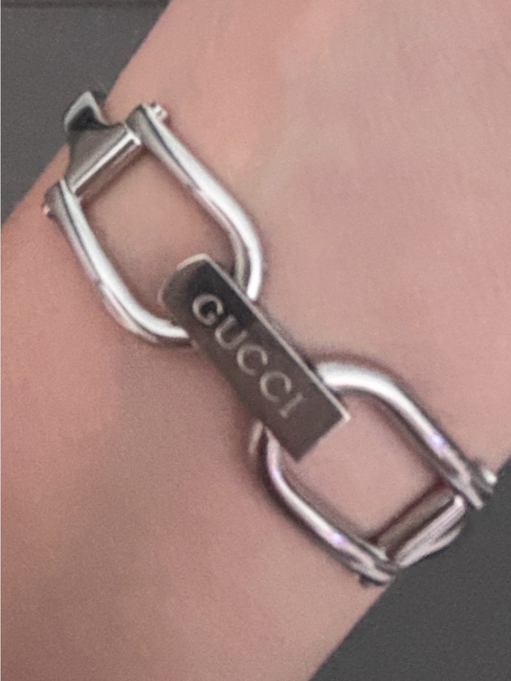 Gucci Silver (excellent condition + working) Bracelet Watch 1500 L - Picture 3 of 7